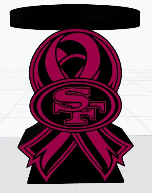 49ers BCA Candle Holder