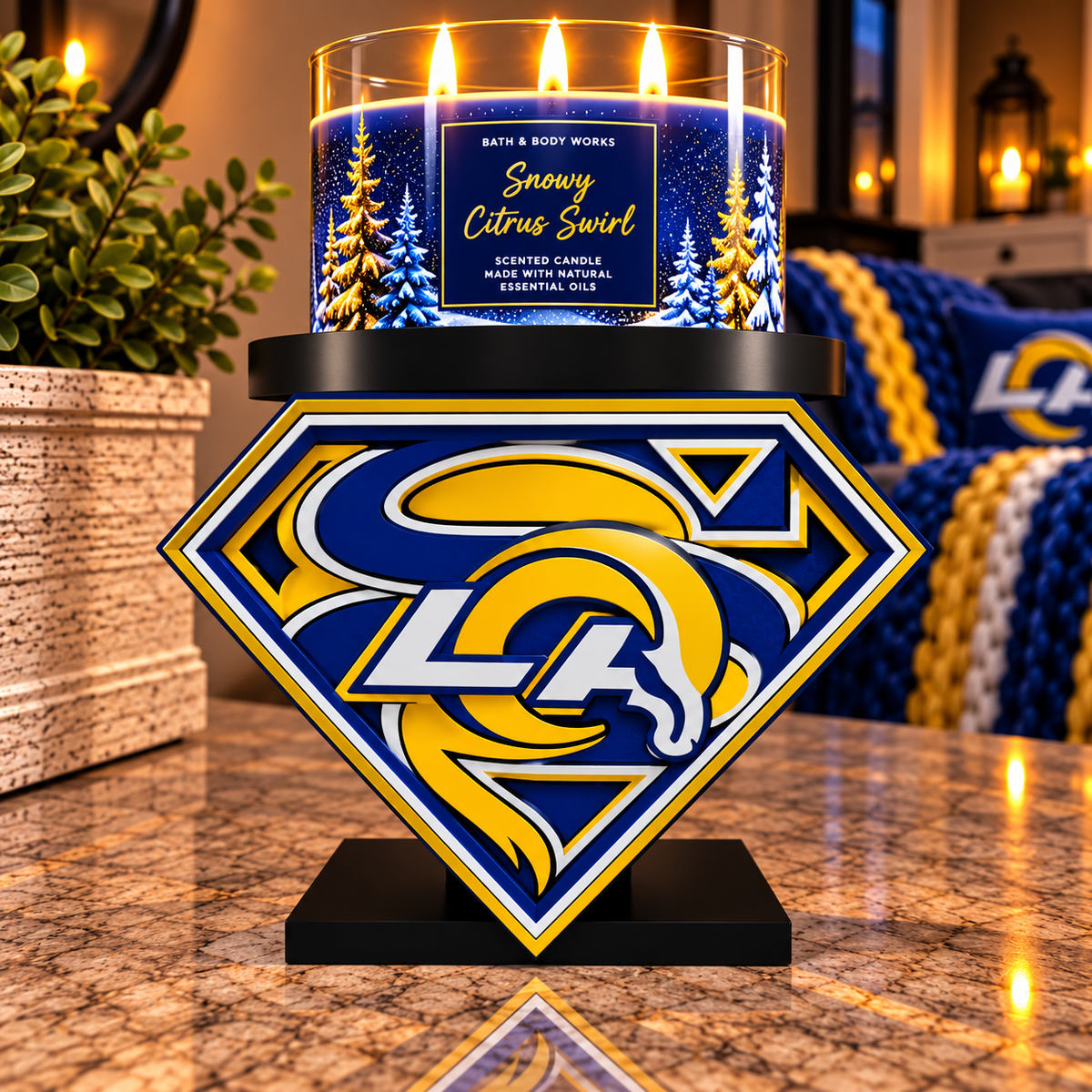 Rams Candle Holder