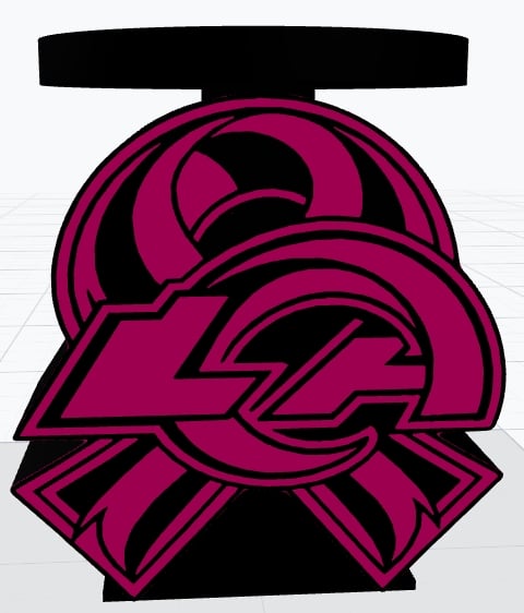 Rams BCA Candle Holder