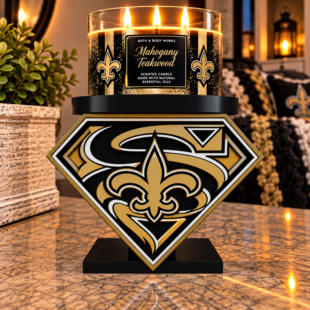 Saints Candle Holder