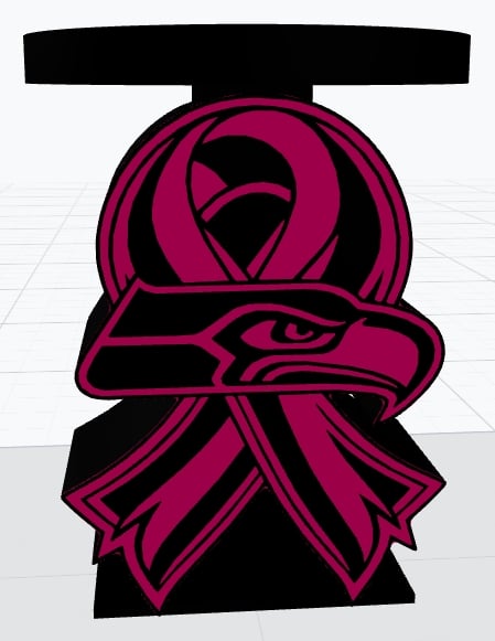 Seahawks BCA Candle Holder