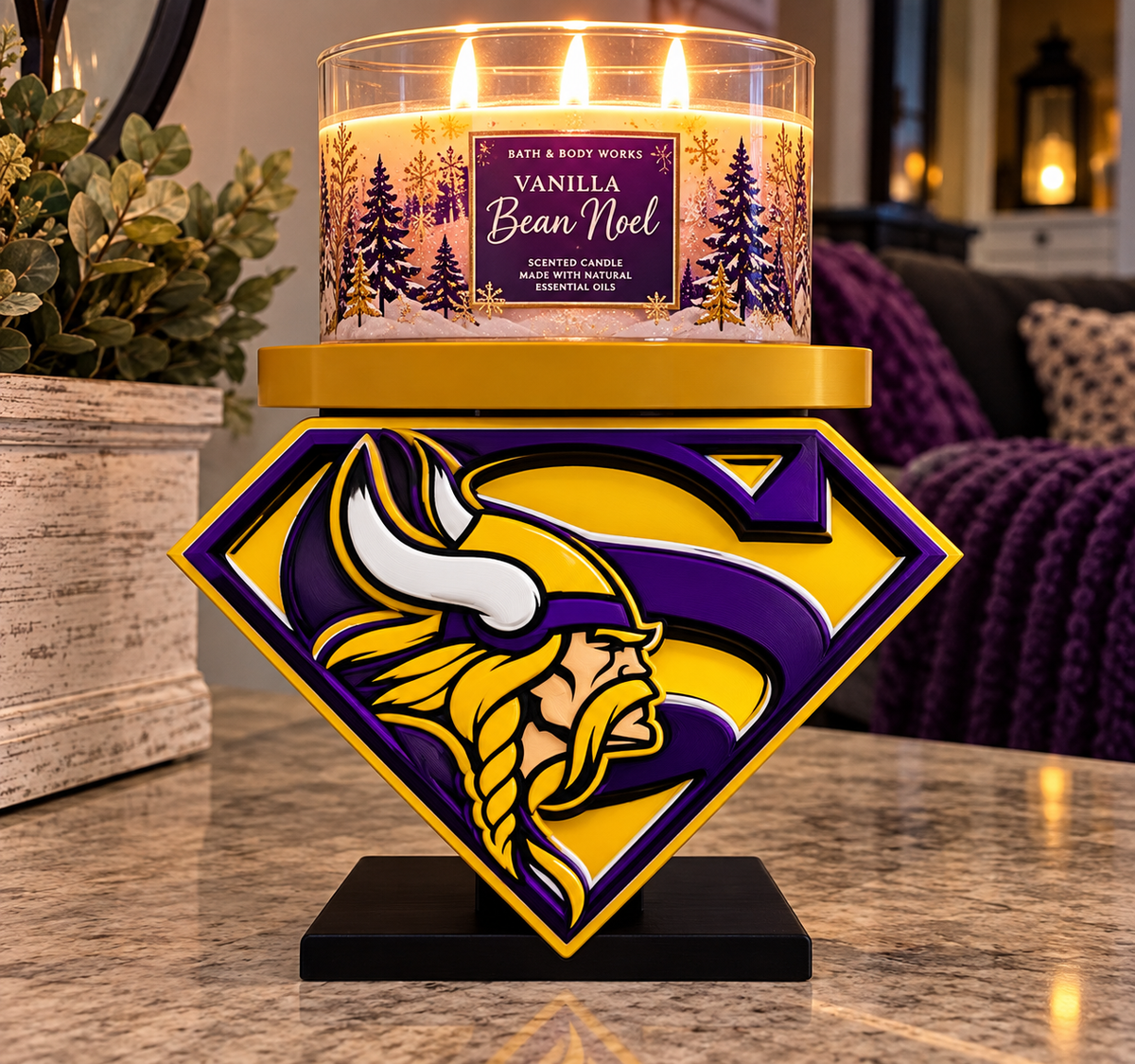 Vikings Candle Holder