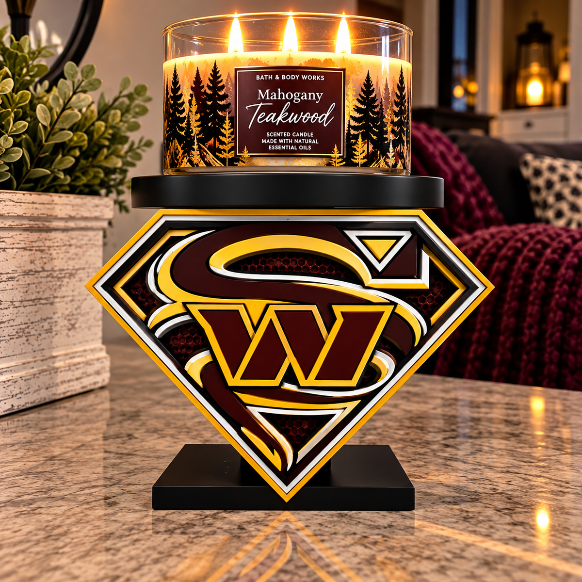 Commanders Candle Holder