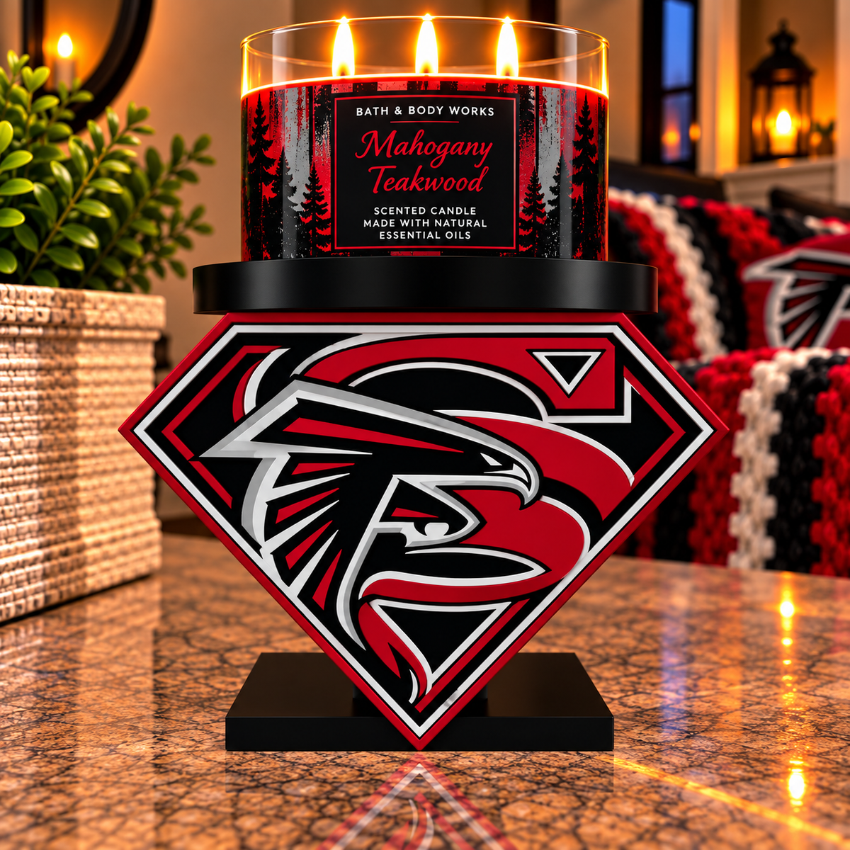 Falcons Candle Holder