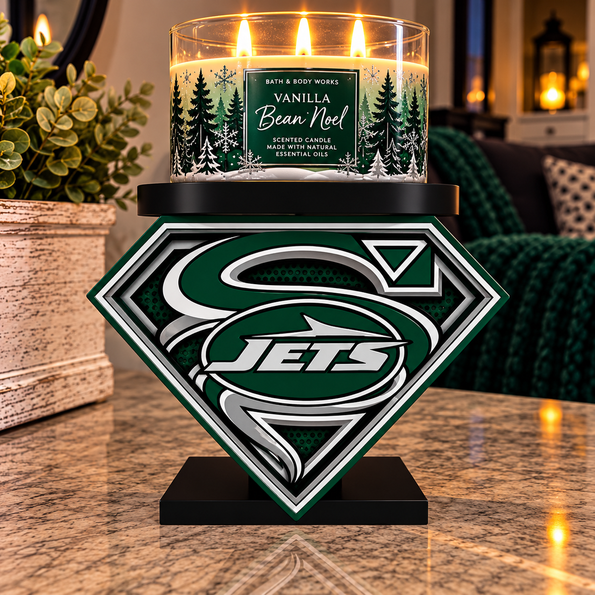 Jets Candle Holder