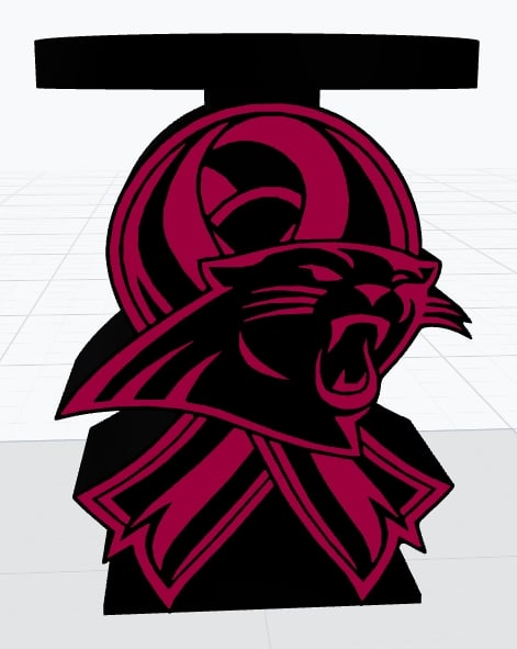 Panthers BCA Candle Holder
