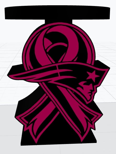 Patriots BCA Candle Holder