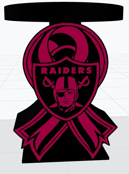 Raiders BCA Candle Holder