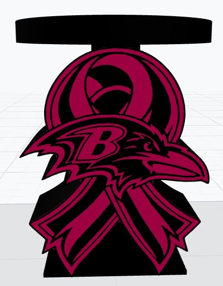 Ravens BCA Candle Holder