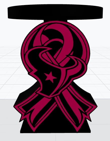 Texans BCA Candle Holder